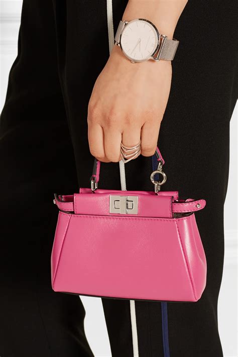 fendi shoulder bag pink